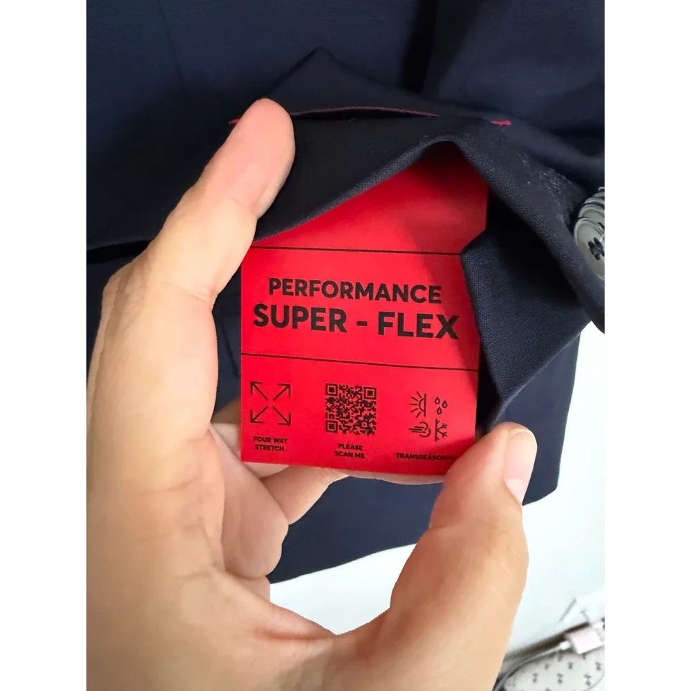 Hugo Boss Karl232X Performance‎ Super-Flex Suit Jacket Dark Blue 38R NEW